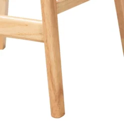 Ulyana Fabric And Wood Counter Stool - Baxton Studio -Urban Dwell Gear Outlet Store GUEST 5294adec d6ea 4ac3 b815 9ef98a5c70f9