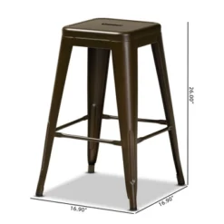 4pc Horton Gunmetal Metal Stackable Counter Stool Set Gray - Baxton Studio 13 4pc Horton Gunmetal Metal Stackable Counter Stool Set Gray - Baxton Studio -Urban Dwell Gear Outlet Store GUEST 55a36758 a02b 4902 b04d 9cedf320497d