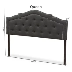 Queen Edith Modern And Contemporary Fabric Headboard Dark Gray - Baxton Studio -Urban Dwell Gear Outlet Store GUEST 569b35a0 0ec5 4b0f bca9 f7498e6a4a8f