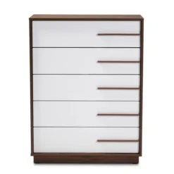Mette Walnut Finished Wood Chest White - Baxton Studio -Urban Dwell Gear Outlet Store GUEST 577d419d dd79 4b8e 9575 04c8299e9049