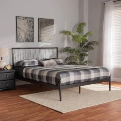 Samir Metal Platform Bed Black - Baxton Studio -Urban Dwell Gear Outlet Store GUEST 5b5f90e7 1944 45a4 af46 59a8fc916908