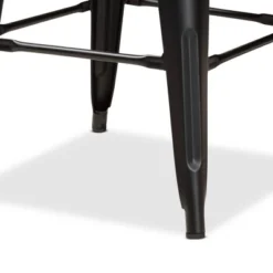 4pc Horton Metal Stackable Counter Stool Set - Baxton Studio -Urban Dwell Gear Outlet Store GUEST 5c6c45b0 84e4 459e aec7 3ab2f407bf62