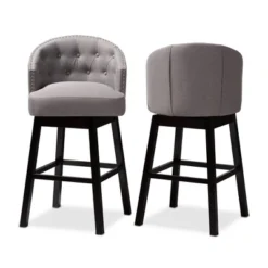Set Of 2 Theron Swivel Barstools - Baxton Studio 12 Set Of 2 Theron Swivel Barstools - Baxton Studio -Urban Dwell Gear Outlet Store GUEST 5d0289ef 5c5f 48eb 893c b1c9ff7d2380