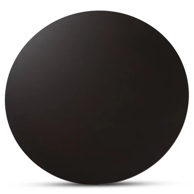 7pc Dining Set Wood And Jeane Faux Leather Upholstered Dark Brown/Espresso Brown - Baxton Studio 3 7pc Dining Set Wood And Jeane Faux Leather Upholstered Dark Brown/Espresso Brown - Baxton Studio - Image 3