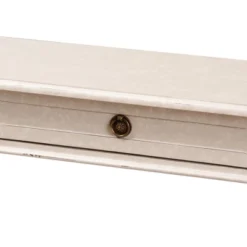 Ariella Whitewashed 1 Drawer End Table White - Baxton Studio -Urban Dwell Gear Outlet Store GUEST 5dc92f46 b7f6 428e a480 48ba2c359cf4