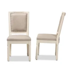 Set Of 2 Louane Fabric Upholstered And Wood Dining Chairs - Baxton Studio 21 Set Of 2 Louane Fabric Upholstered And Wood Dining Chairs - Baxton Studio -Urban Dwell Gear Outlet Store GUEST 5dcb2428 9f2f 46d3 9a3c 33e9173ad31d