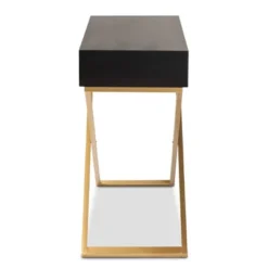 Madan Wood And Metal 2 Drawer Console Table Black/Gold - Baxton Studio 12 Madan Wood And Metal 2 Drawer Console Table Black/Gold - Baxton Studio -Urban Dwell Gear Outlet Store GUEST 5e782d13 d298 4fcc bf30 d61d52e76bcd