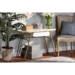 Mabel Metal Console Table With Faux Marble Tabletop Gold - Baxton Studio 12 Mabel Metal Console Table With Faux Marble Tabletop Gold - Baxton Studio -Urban Dwell Gear Outlet Store GUEST 5fc8e842 933b 4b3d 981f 2f0cb058ce7b