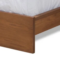 Queen Sami Light Fabric Upholstered And Wood Bed With Built In Nightstands Gray/Brown - Baxton Studio -Urban Dwell Gear Outlet Store GUEST 62557d2c 84e7 4599 863f 238c6d755b91