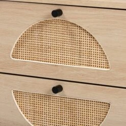 Ardon Bohemian Wood And Metal 1 Drawer Nightstand With Rattan Light Brown/Black - Baxton Studio -Urban Dwell Gear Outlet Store GUEST 6373c1ef 300b 4418 96a5 aa4310d3fc8d