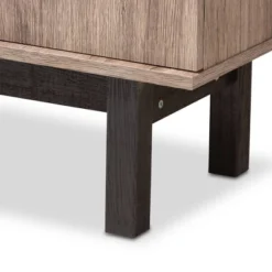 73" 2 Door Arend Two-Tone Wood Bookshelf Brown - Baxton Studio -Urban Dwell Gear Outlet Store GUEST 63976289 870e 4421 9915 529b38e59e46