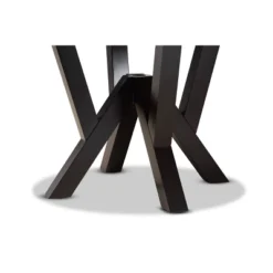 35" Irene Wide Round Wood Dining Table - Baxton Studio -Urban Dwell Gear Outlet Store GUEST 64f1d900 ee7b 4563 bffc 78002c36b67c