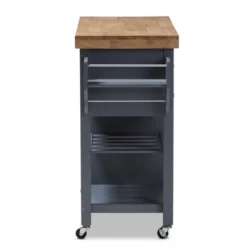 Sunderland Coastal And Farmhouse Natural Wood Kitchen Cart Gray, Light Brown - Baxton Studio 22 Sunderland Coastal And Farmhouse Natural Wood Kitchen Cart Gray, Light Brown - Baxton Studio -Urban Dwell Gear Outlet Store GUEST 689e3730 6c2e 4610 9229 50ad425a3e9d