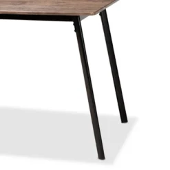 Calder Wood And Metal Dining Table Walnut Brown/Black - Baxton Studio 10 Calder Wood And Metal Dining Table Walnut Brown/Black - Baxton Studio -Urban Dwell Gear Outlet Store GUEST 69dc32d8 e760 432f 9afa adeef63b0239