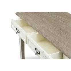 Dauphine Traditional French Accent Writing Desk White/Light Brown - Baxton Studio -Urban Dwell Gear Outlet Store GUEST 6a798b9f bfbb 42b2 852d bdb4f82af2e0