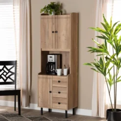 Patterson 3 Drawer Kitchen Storage Cabinet Oak/Brown - Baxton Studio 13 Patterson 3 Drawer Kitchen Storage Cabinet Oak/Brown - Baxton Studio -Urban Dwell Gear Outlet Store GUEST 6b76d7c2 ea79 4810 b9d8 0ca25f9c9dda