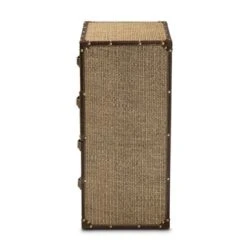 Owen Fabric Upholstered 4 Drawer Accent Storage Cabinet Brown - Baxton Studio -Urban Dwell Gear Outlet Store GUEST 6d306abb 2f7e 40dd 82f9 15cad6553e87