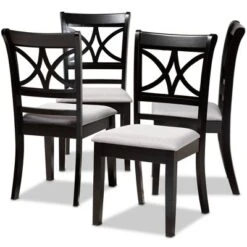 Set Of 4 Clarke Dining Chair - Baxton Studio -Urban Dwell Gear Outlet Store GUEST 6d4017bb b5fa 428a 890c 81efb91b0be2