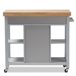 Hayward Coastal And Farmhouse Natural Wood Kitchen Cart White, Light Brown - Baxton Studio 19 Hayward Coastal And Farmhouse Natural Wood Kitchen Cart White, Light Brown - Baxton Studio -Urban Dwell Gear Outlet Store GUEST 6ecf615f ab7b 4c8f 87fe 13c5bc6c1264