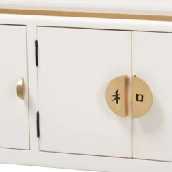 Aiko Wood Console Table White - Baxton Studio -Urban Dwell Gear Outlet Store GUEST 6fb36343 a235 4d97 88be 249531b65e1c