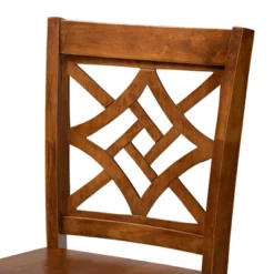 5pc Nicolette Wood Pub Dining Set Walnut/Brown - Baxton Studio -Urban Dwell Gear Outlet Store GUEST 73220c77 94b9 457f a26e bbf8211b2e3c