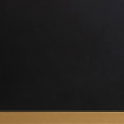 Madan Wood And Metal 2 Drawer Console Table Black/Gold - Baxton Studio 7 Madan Wood And Metal 2 Drawer Console Table Black/Gold - Baxton Studio - Image 7