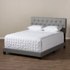 Cassandra Modern And Contemporary Fabric Upholstered Bed - Baxton Studio 12 Cassandra Modern And Contemporary Fabric Upholstered Bed - Baxton Studio -Urban Dwell Gear Outlet Store GUEST 73b3fce3 0c53 4d4e ae37 be31b6ceca95