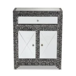 Wycliff Metal And Mirrored Glass 1 Drawer Sideboard Buffet Dark Gray/Silver - Baxton Studio 10 Wycliff Metal And Mirrored Glass 1 Drawer Sideboard Buffet Dark Gray/Silver - Baxton Studio -Urban Dwell Gear Outlet Store GUEST 747be3e9 57ab 4294 8509 7c956a4815ff