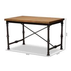 Baxton Studio Verdin Wood Finished Criss Cross Desk Bronze - BaxtonStudio 9 Baxton Studio Verdin Wood Finished Criss Cross Desk Bronze - BaxtonStudio -Urban Dwell Gear Outlet Store GUEST 763b1b3f 9472 4508 9e9c e97a379a70ed