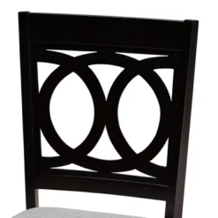 2pc Lenoir Upholstered Wood Dining Chair Set - Baxton Studio -Urban Dwell Gear Outlet Store GUEST 774722e0 3b4c 4886 8d1c 96ac3557eb27