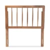 Valin Wood Headboard Walnut - Baxton Studio