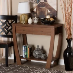 Capote Wood 2 Drawer Console Table - Baxton Studio 15 Capote Wood 2 Drawer Console Table - Baxton Studio -Urban Dwell Gear Outlet Store GUEST 79c1c42b db9f 429b 8037 5818f179310e
