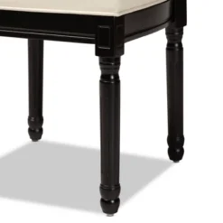 Set Of 2 Louane Faux Leather Upholstered And Wood Dining Chairs Beige/Black - Baxton Studio -Urban Dwell Gear Outlet Store GUEST 7b9da205 a285 49b8 8ed4 6a25a266de40