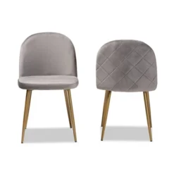 2pc Fantine Metal Dining Chair Set - Baxton Studio -Urban Dwell Gear Outlet Store GUEST 7e3a804b 61ae 4346 a1bd f5306e4a6206