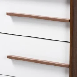 Mette Walnut Finished Wood Chest White - Baxton Studio -Urban Dwell Gear Outlet Store GUEST 7e524b45 d379 4631 ba5f 23c2754bfe2d