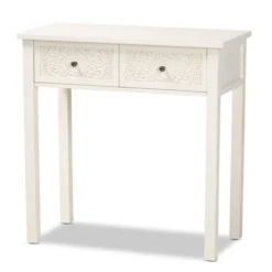 Lambert Wood 2 Drawer Console Table White - Baxton Studio 13 Lambert Wood 2 Drawer Console Table White - Baxton Studio -Urban Dwell Gear Outlet Store GUEST 7ec647e2 9ba4 4f4b 9a7a a903be100bac