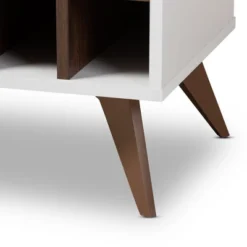 Baxton Studio Pietro Finished Wine Cabinet White/Brown - BaxtonStudio 14 Baxton Studio Pietro Finished Wine Cabinet White/Brown - BaxtonStudio -Urban Dwell Gear Outlet Store GUEST 8243737a b01e 4087 ac12 8652e2284492