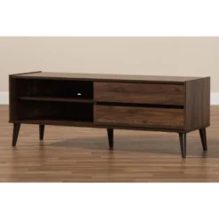 TV Stand For TVs Up To 50" Suli Wood Brown - Baxton Studio 16 TV Stand For TVs Up To 50" Suli Wood Brown - Baxton Studio -Urban Dwell Gear Outlet Store GUEST 830cdefd 6c51 41dc 966d abfb2ddab8bc