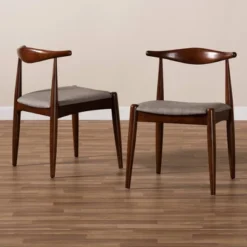 Set Of 2 Aeron Wood Dining Chair Walnut - Baxton Studio -Urban Dwell Gear Outlet Store GUEST 846ae315 548f 4533 9a48 49b7a8275e08