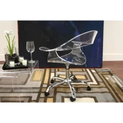 Elia Acrylic Swivel Chair Clear - Baxton Studio 5 Elia Acrylic Swivel Chair Clear - Baxton Studio -Urban Dwell Gear Outlet Store GUEST 857937b1 ac7d 4808 b448 1b6ffc32a7b3