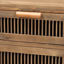 Clement 1 Door And 1 Drawer Wood Spindle Nightstand Brown - Baxton Studio -Urban Dwell Gear Outlet Store GUEST 8682372a 0ef1 40ae 9199 7917f4d70e7b