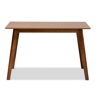 Maila Transitional Wood Dining Table Brown - Baxton Studio 1 Maila Transitional Wood Dining Table Brown - Baxton Studio