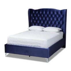 Hanne Bed Navy Blue - Baxton Studio 17 Hanne Bed Navy Blue - Baxton Studio -Urban Dwell Gear Outlet Store GUEST 878fed48 0bf0 4f59 8aa4 89fca6e8068d