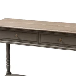 Noemie Country Cottage Farmhouse Finished 2 Drawer Console Table Brown - Baxton Studio -Urban Dwell Gear Outlet Store GUEST 889565a2 5f00 4645 b391 55b72bbf1c08