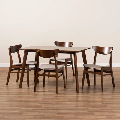 5pc Orion Dining Set - Baxton Studio 6 5pc Orion Dining Set - Baxton Studio - Image 6