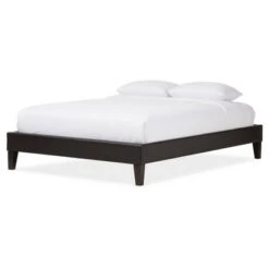 Lancashire Modern And Contemporary Faux Leather Upholstered Bed Frame With Tapered Legs - Baxton Studio -Urban Dwell Gear Outlet Store GUEST 892e8ca1 3b15 49aa ba03 ee6b6f55352d