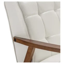 Mid-Century Masterpieces Loveseat White - Baxton Studio -Urban Dwell Gear Outlet Store GUEST 89402107 93dd 4daa 85fe 4f826e3ae124