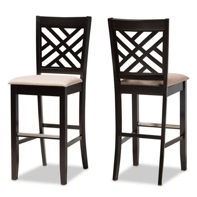 Set Of 2 Jason Barstool - Baxton Studio 10 Set Of 2 Jason Barstool - Baxton Studio - Image 10