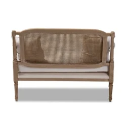 Clemence Upholstered Whitewashed Wood Sofa Loveseat Ivory/Oak - Baxton Studio 16 Clemence Upholstered Whitewashed Wood Sofa Loveseat Ivory/Oak - Baxton Studio -Urban Dwell Gear Outlet Store GUEST 89bbb5b1 2351 41b6 bd0b a7c722716c86