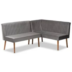 2pc Alvis Upholstered Dining Nook Banquette Set - Baxton Studio -Urban Dwell Gear Outlet Store GUEST 8b3865d2 d163 4fe6 83f2 87a0b6a08c1a